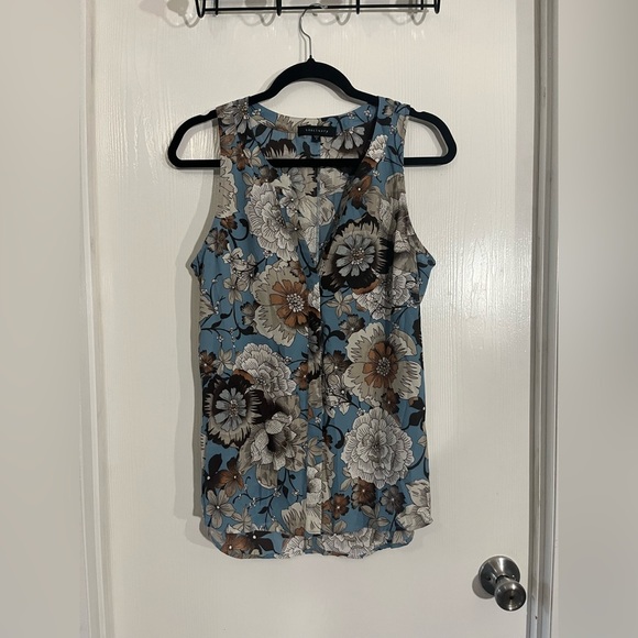 Sanctuary Blue and Brown Floral Blouse - Picture 9 of 9